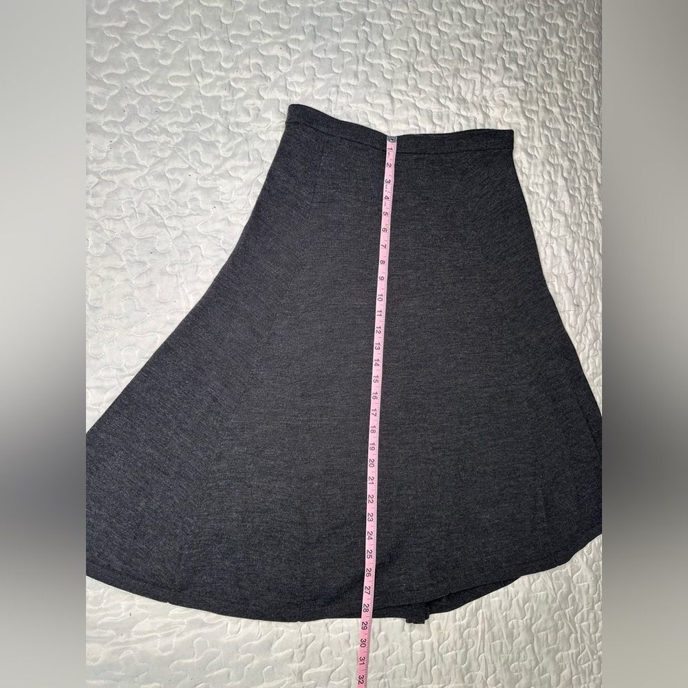 Eileen Fisher Petite Merino Wool Midi Skirt NWT | A-Line Capsule Wardrobe Medium - Picture 9 of 10